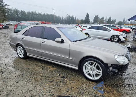 2004 Mercedes-Benz S 55 Amg из США, поврежденный, VIN WDBNG74JX4A406010